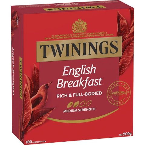 Twinings 英国早餐茶茶包100 pack