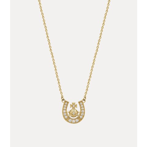 土星马蹄扣项链