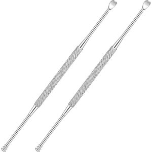 Luxxii 不锈钢双头掏耳勺 2件