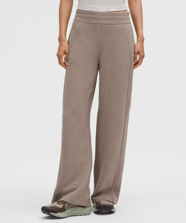 Scuba 暖褐灰华夫格裤 Asia Fit