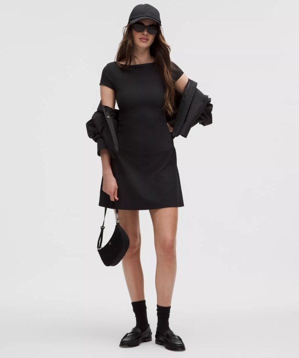 All Aligned 罗纹连衣裙