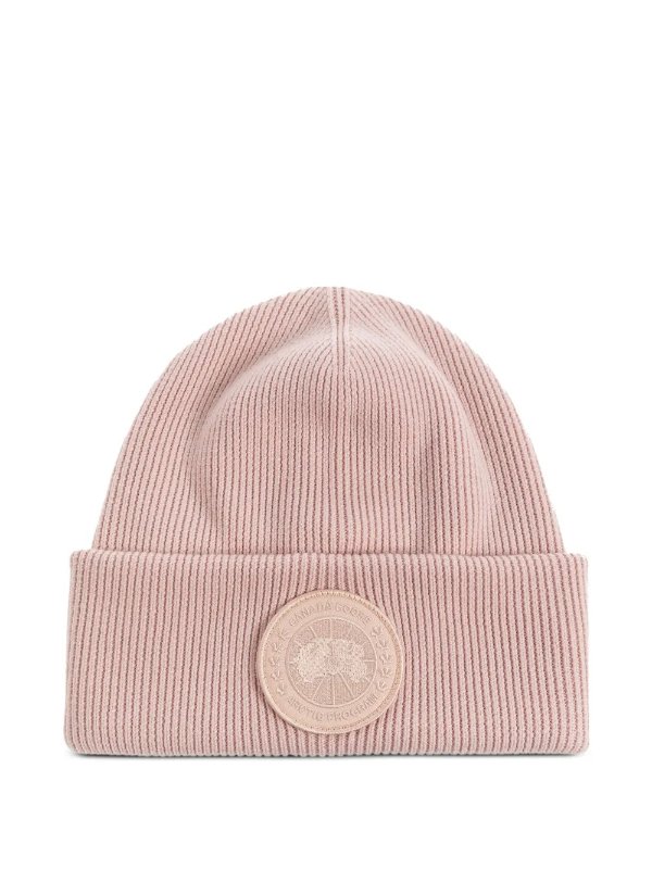 Logo 罗纹针织冷帽