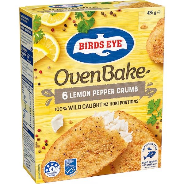 Birds Eye 柠檬椒脆皮烤鱼 425克