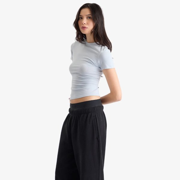  棉质T恤 天蓝色