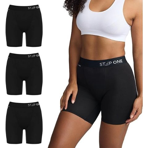 Step ONE 女士防擦短裤 3条装