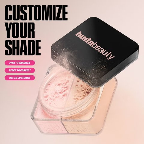 Huda BeautyEasy Bake蜜粉 桃色