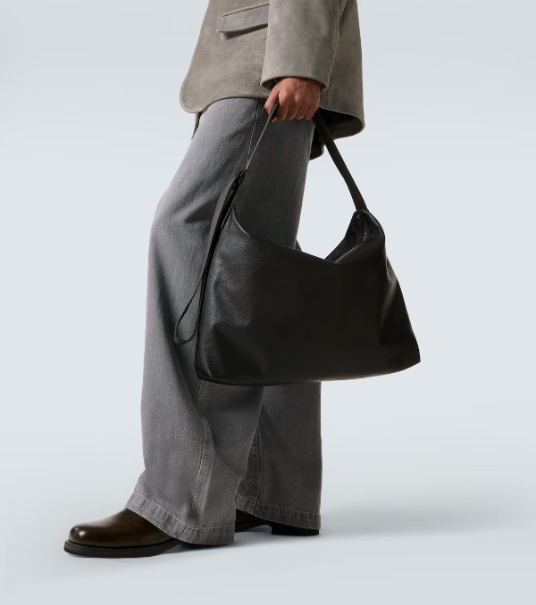 Folio 大号真皮单肩包