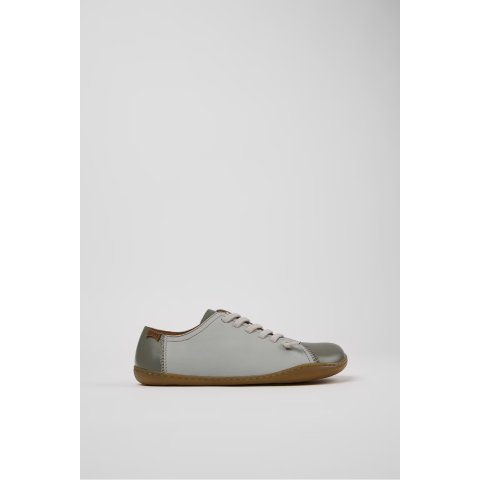 CamperTwins 黑色真皮女鞋