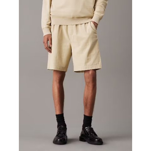 Textured 棉质短裤