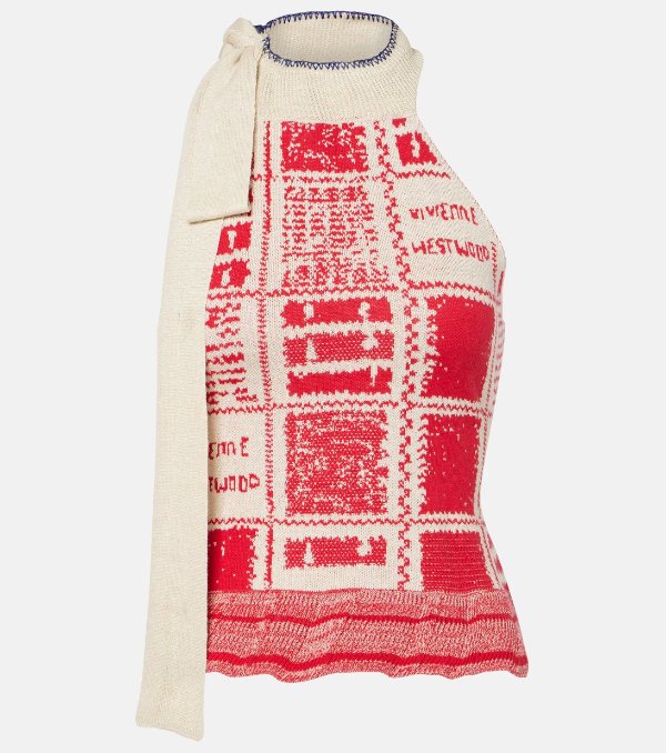 Checked 麻棉 女上衣