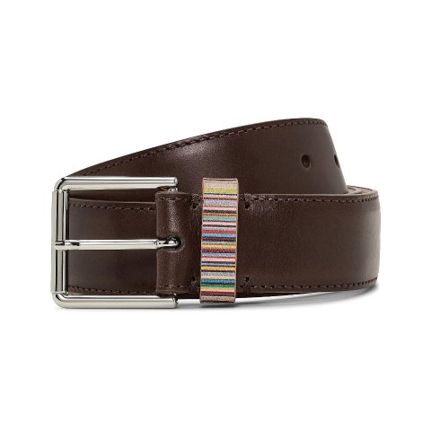 Men s 条纹扣带男士腰带