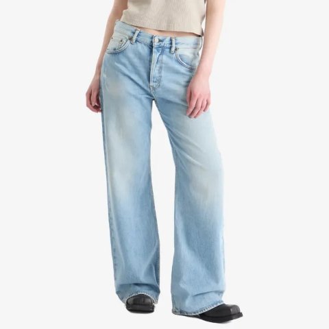 Acne Studios2021 中腰牛仔裤 浅蓝色