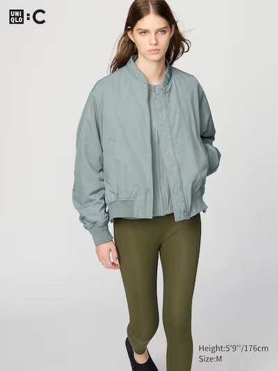 C 女式飞行夹克