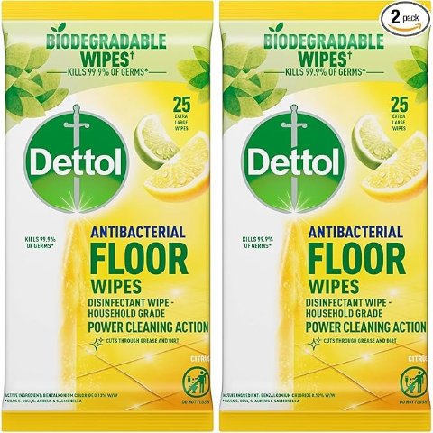 Dettol柠檬地板湿巾 50片
