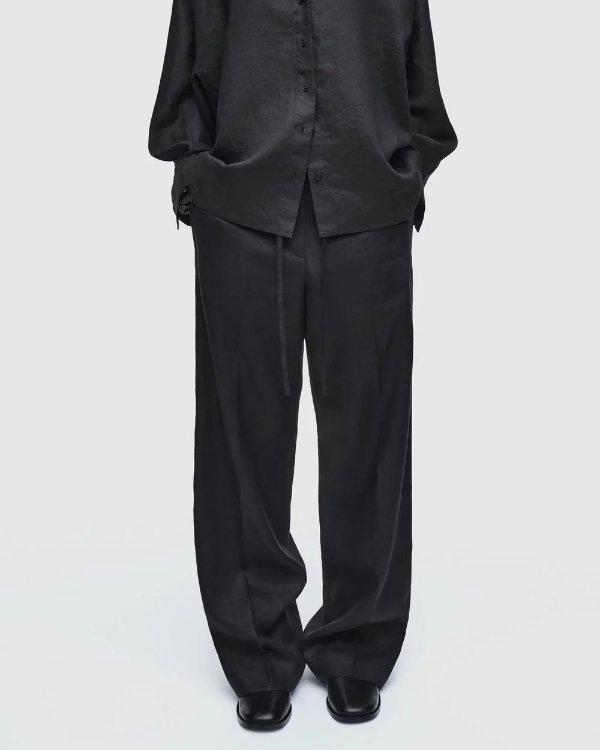 Linen 抽绳裤 休闲款