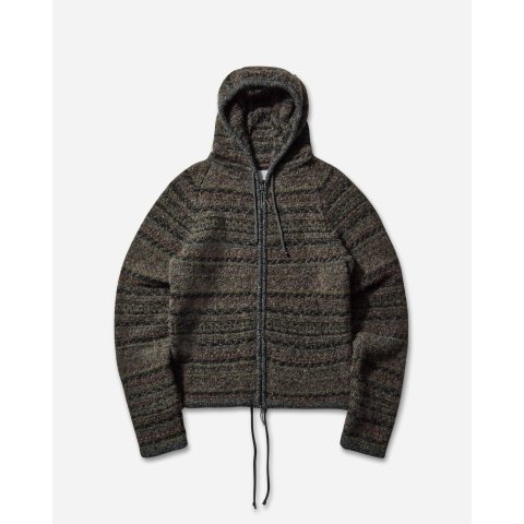 Fair Isle 毛织拉链帽衫