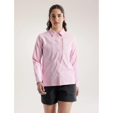 Sima 女士粉色长袖衬衫