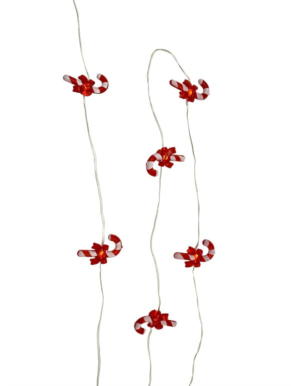 Micro LED 糖果手杖装饰灯串