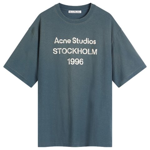 Acne Studios1996 短袖T恤 深蓝色
