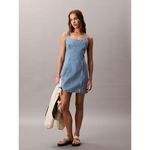 Scoop 牛仔迷你连衣裙