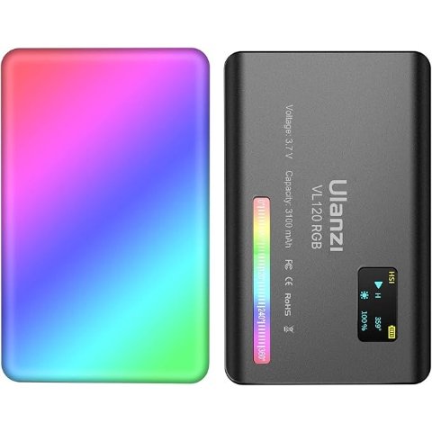 ULANZI VL120 RGB摄像灯 3100mAh