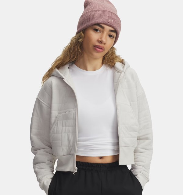 UA Unstoppable Fleece 女士连帽夹克