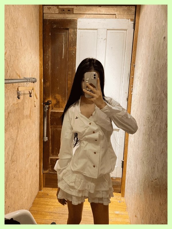 Drunken 棉府绸衬衫