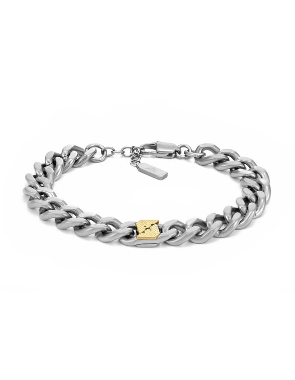 Two-Tone 不锈钢链条手链