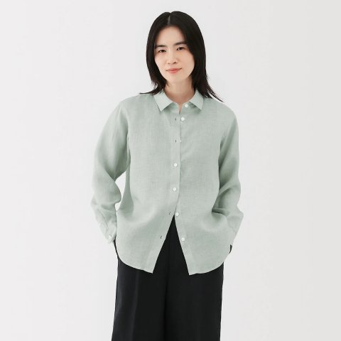 Washed Linen 长袖衬衫