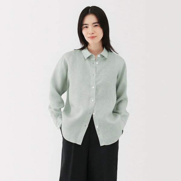 Washed Linen 长袖衬衫