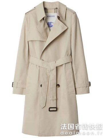 BurberryMidi 风衣 卡其色