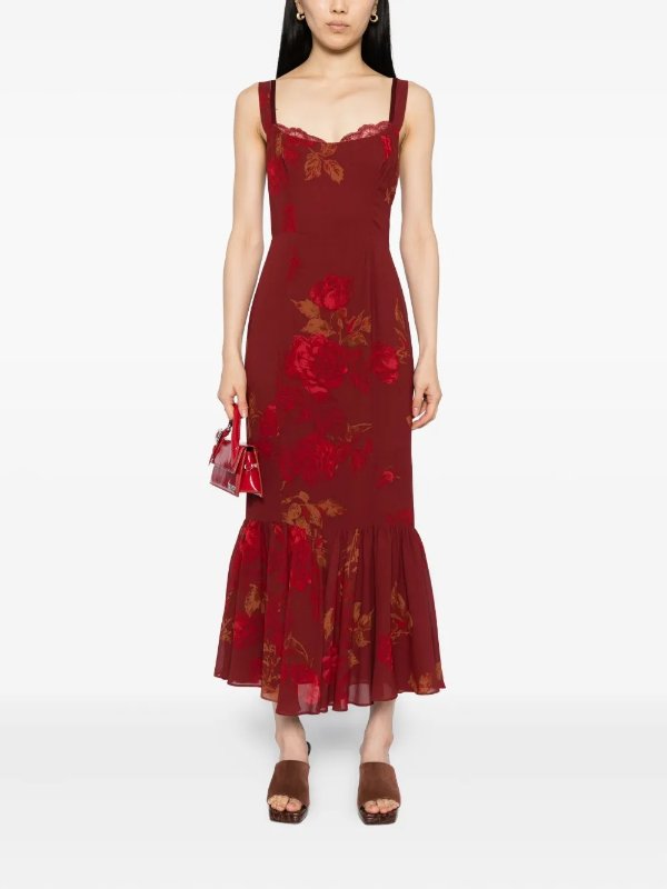 Irisa 蕾丝印花连衣裙