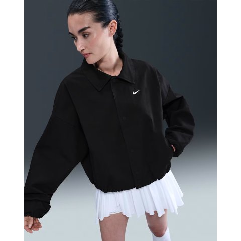 运动织物女夹克 宽松款