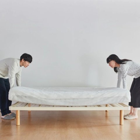 Pocket 弹簧床垫 双人床架