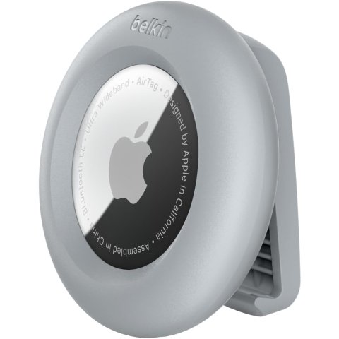  Airtag保护壳 灰色 带夹