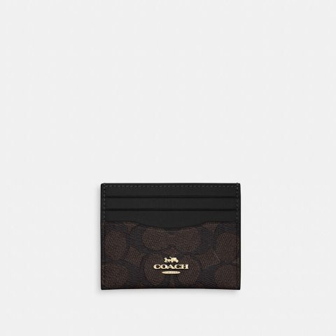 Coach Signature 帆布卡包