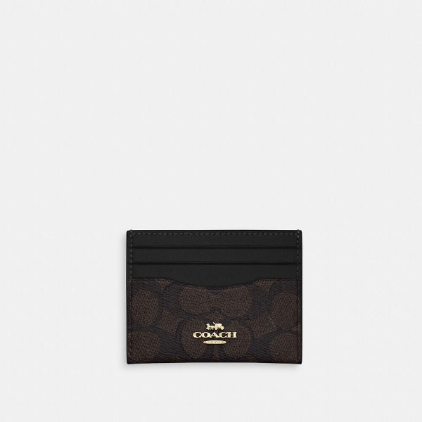 Coach Signature 帆布卡包