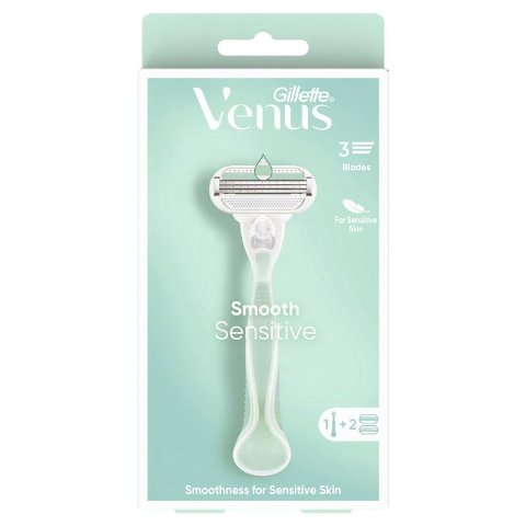GilletteGillette Venus Smooth敏感剃须刀柄 2刀头