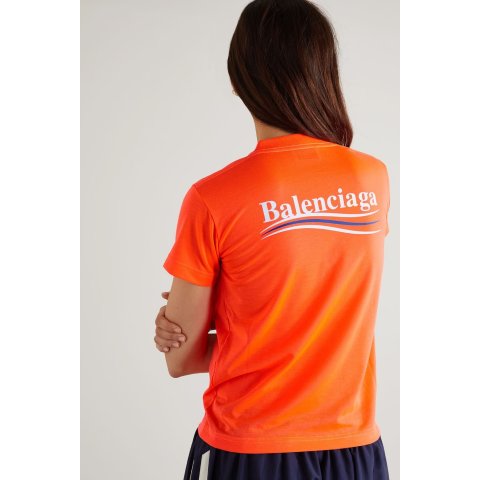 BalenciagaPrinted 霓虹T恤