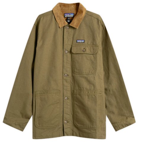 PatagoniaPoint Reyes 绿帆布夹克