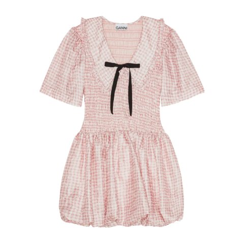 Ruffled 褶皱迷你连衣裙