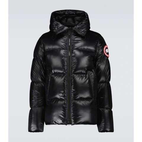 Canada GooseCrofton 黑色泡芙羽绒服