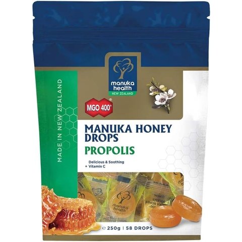Manuka Health MGO400 蜂胶润喉糖 250克