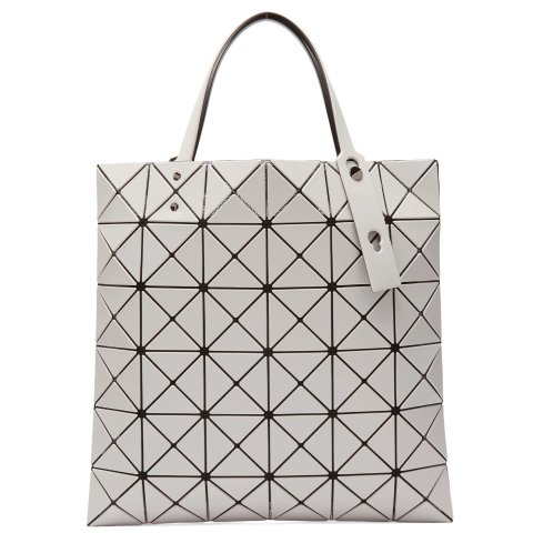 Bao Bao Issey MiyakeLucent哑光托特包浅灰