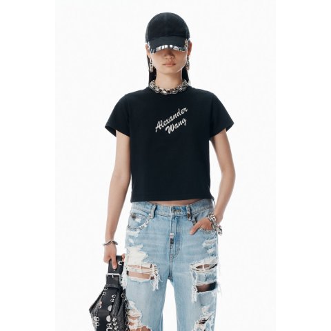 Black Crystal 短袖棉Tee