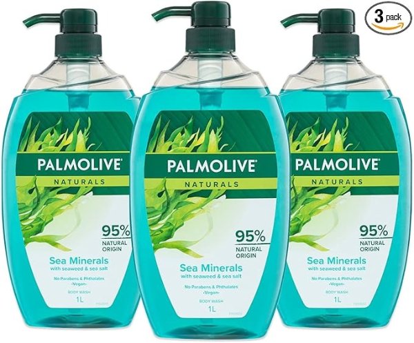 Palmolive 海洋矿物沐浴露 3 x 1L