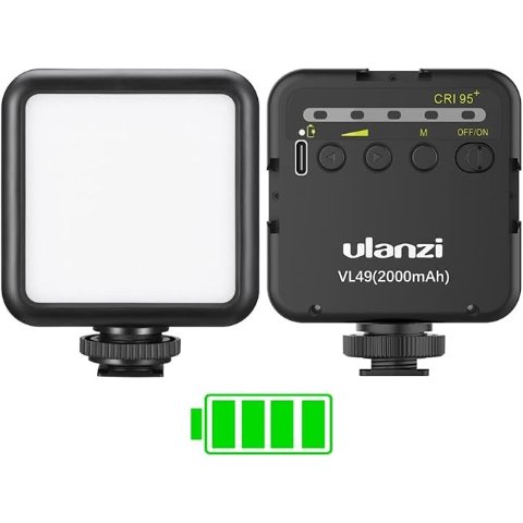 ULANZI VL49 LED补光灯 2000mAh