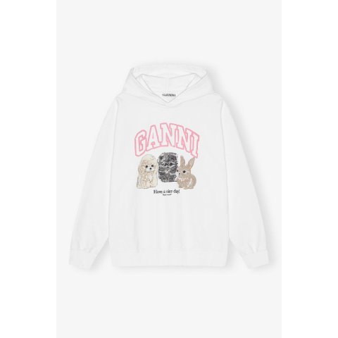 小动物连帽卫衣