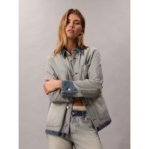 Inside Out 牛仔夹克 宽松款