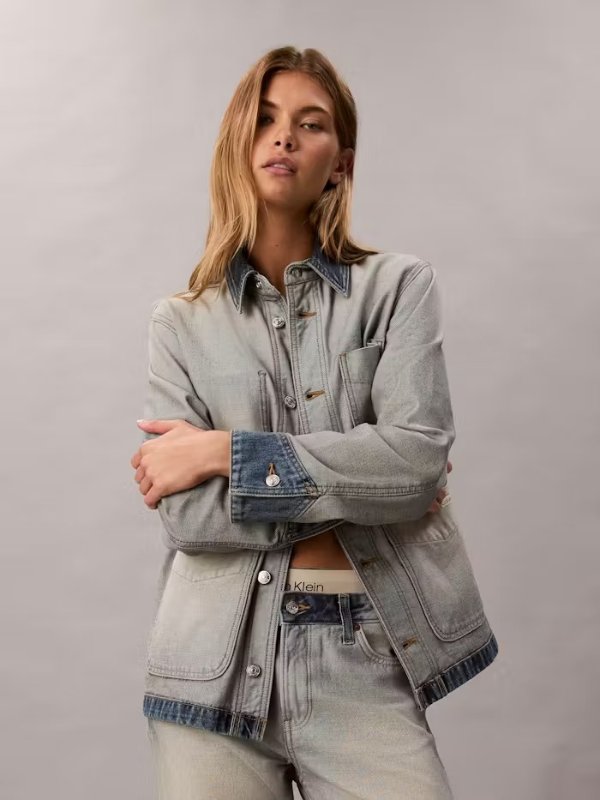 Inside Out 牛仔夹克 宽松款